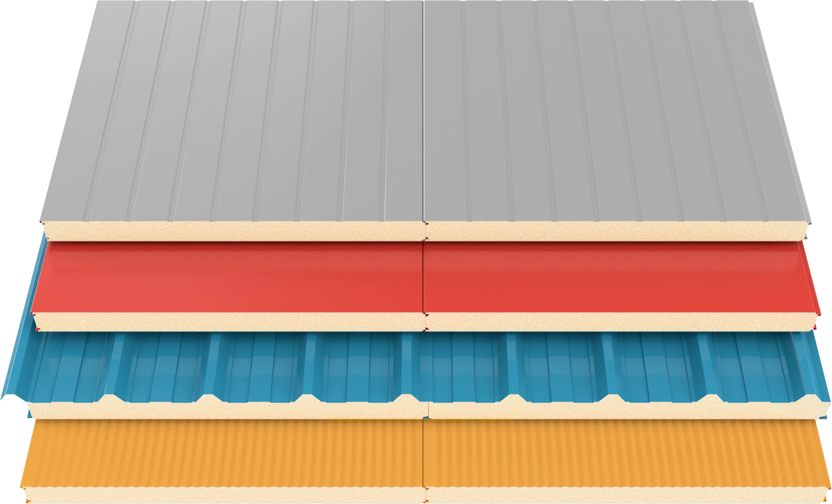 Сэндвич-панели PIR — прямое фото продукции от производителя