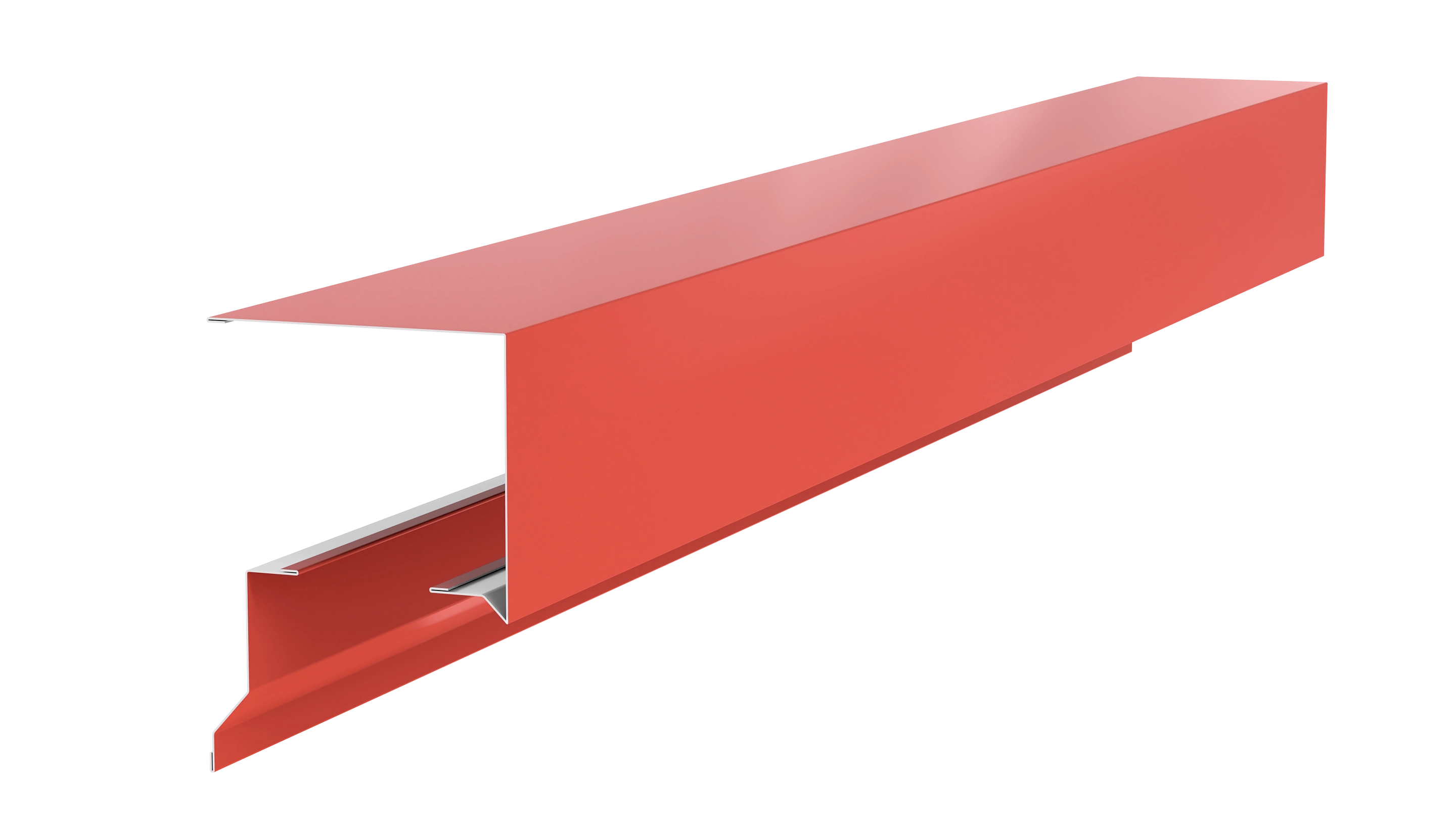 Верхний свес односкатной кровли — обрамление стыка свеса кровельных панелей