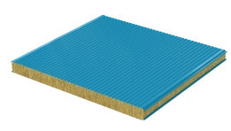 Сэндвич-панели с минеральной ватой различной толщины
