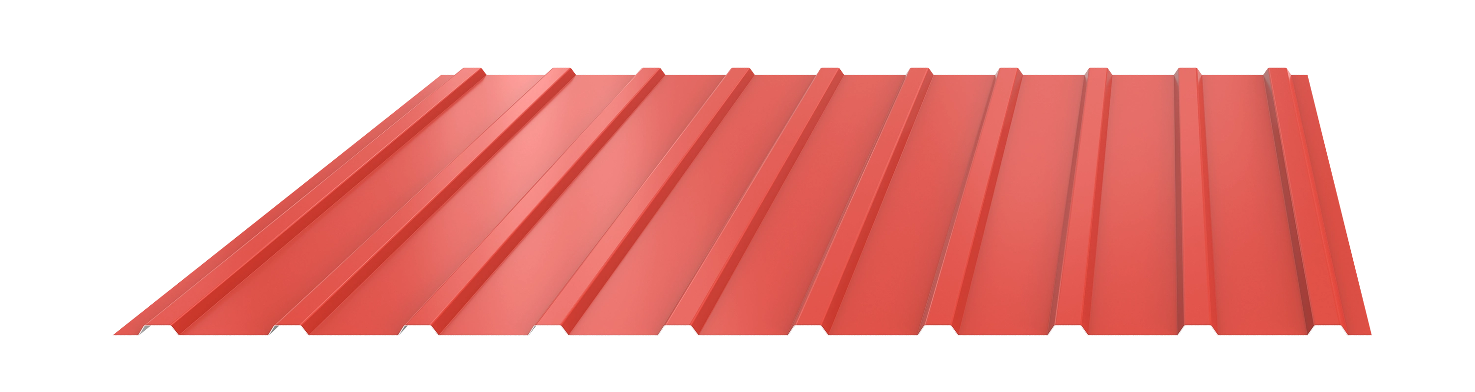 Профлист C-10×1100 — классический стеновой профнастил с высотой гофры 10 мм, стойкий к повреждениям и атмосферным воздействиям